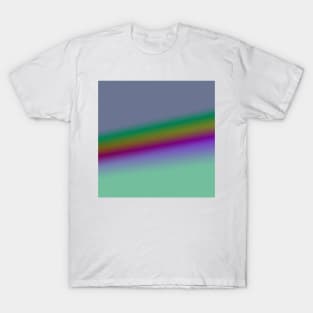 blue pink green red purple texture art T-Shirt